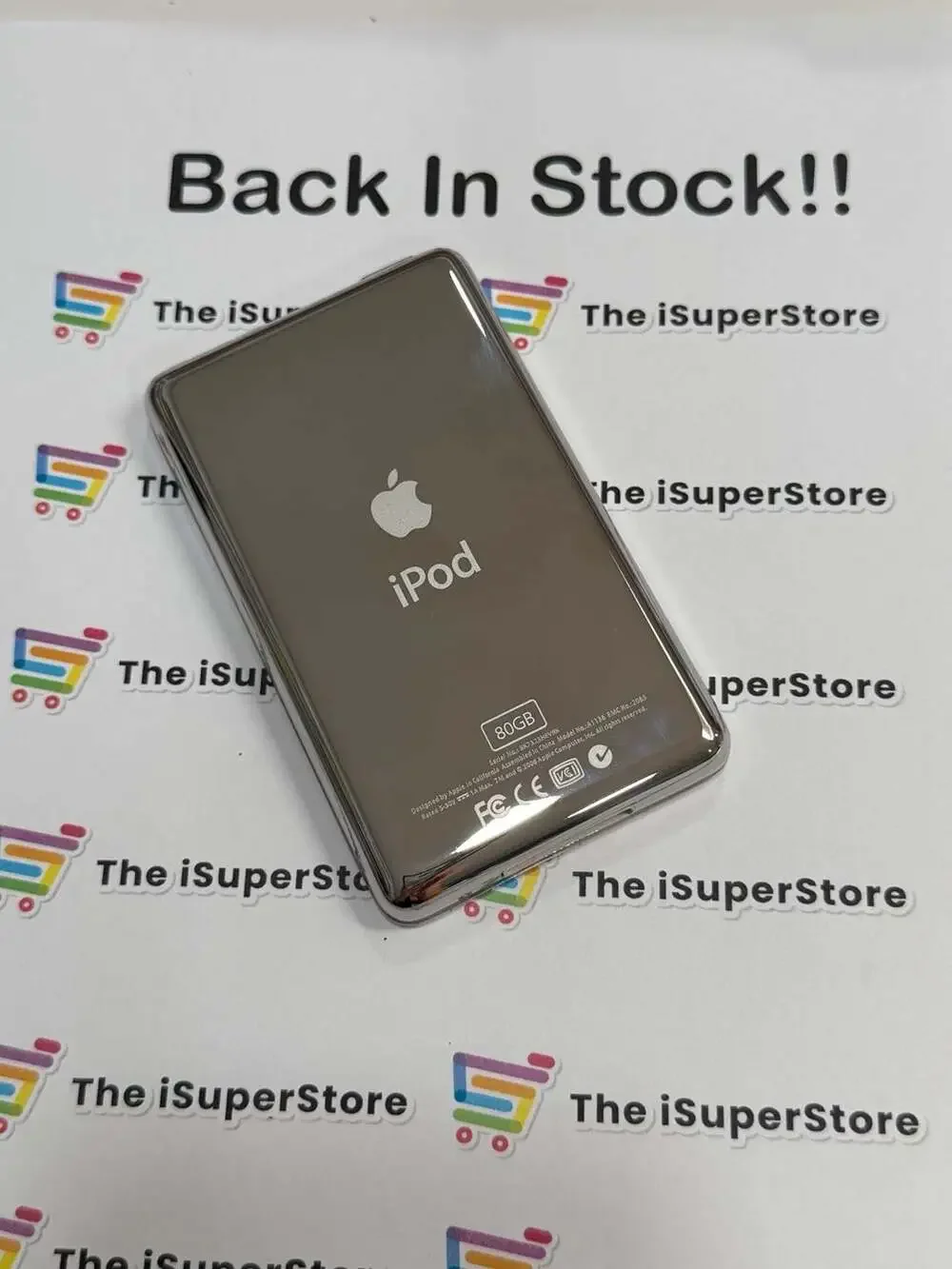 Refurbished Apple iPod Classic 5th Gen 80GB White SSD Upgrade 1 Yr Warranty